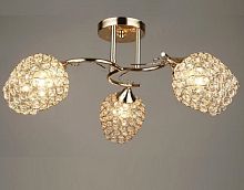 Люстра потолочная трехрожковая  Мелодия Света Е27 Золото картинка 